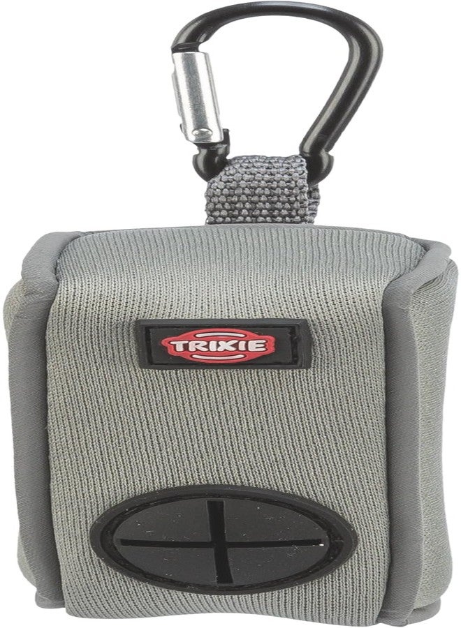 تريكسي موزع أكياس فضلات الكلاب من تريكسي - حامل متين من النيوبرين مع حلقة تعليق، يتضمن لفة واحدة من 20 كيسًا قابلاً للتحلل الحيوي، حل محمول للتخلص من النفايات أثناء نزهات الكلاب والأنشطة الخارجية والسفر - Image 4